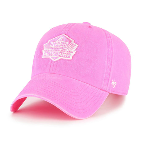 Hall of Fame 2025 '47 Brand Women's Pink Bright Side Clean Up Hat Pro Football Hall of Fame