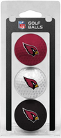 Cardinals Golf Balls 3-Pack Pro Football Hall of Fame