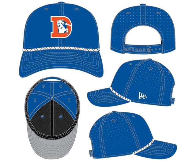 Broncos New Era Men's 9SEVENTY Stretch Snap Performance Hat Pro Football Hall of Fame
