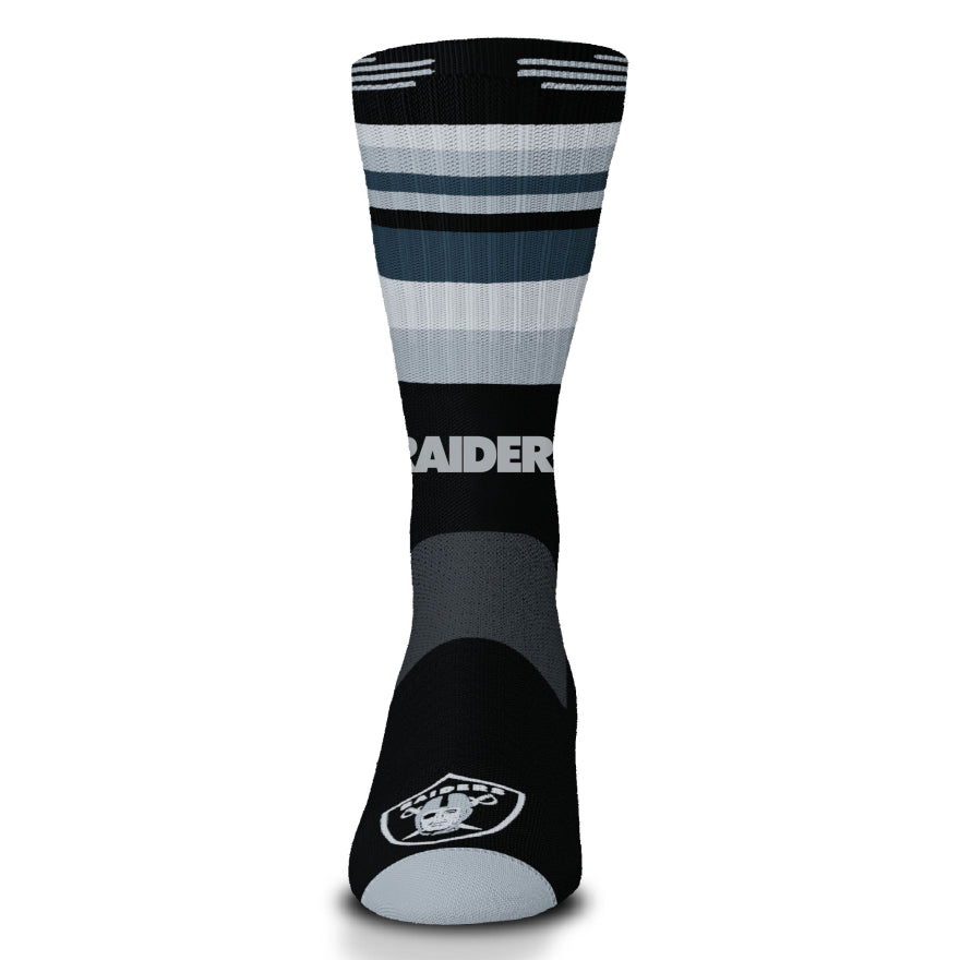 Raiders For Bare Feet Flash Rave Crew Socks