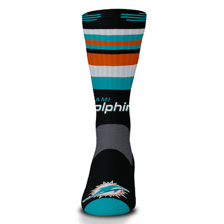 Dolphins For Bare Feet Flash Rave Crew Socks