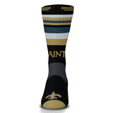 Saints For Bare Feet Flash Rave Crew Socks