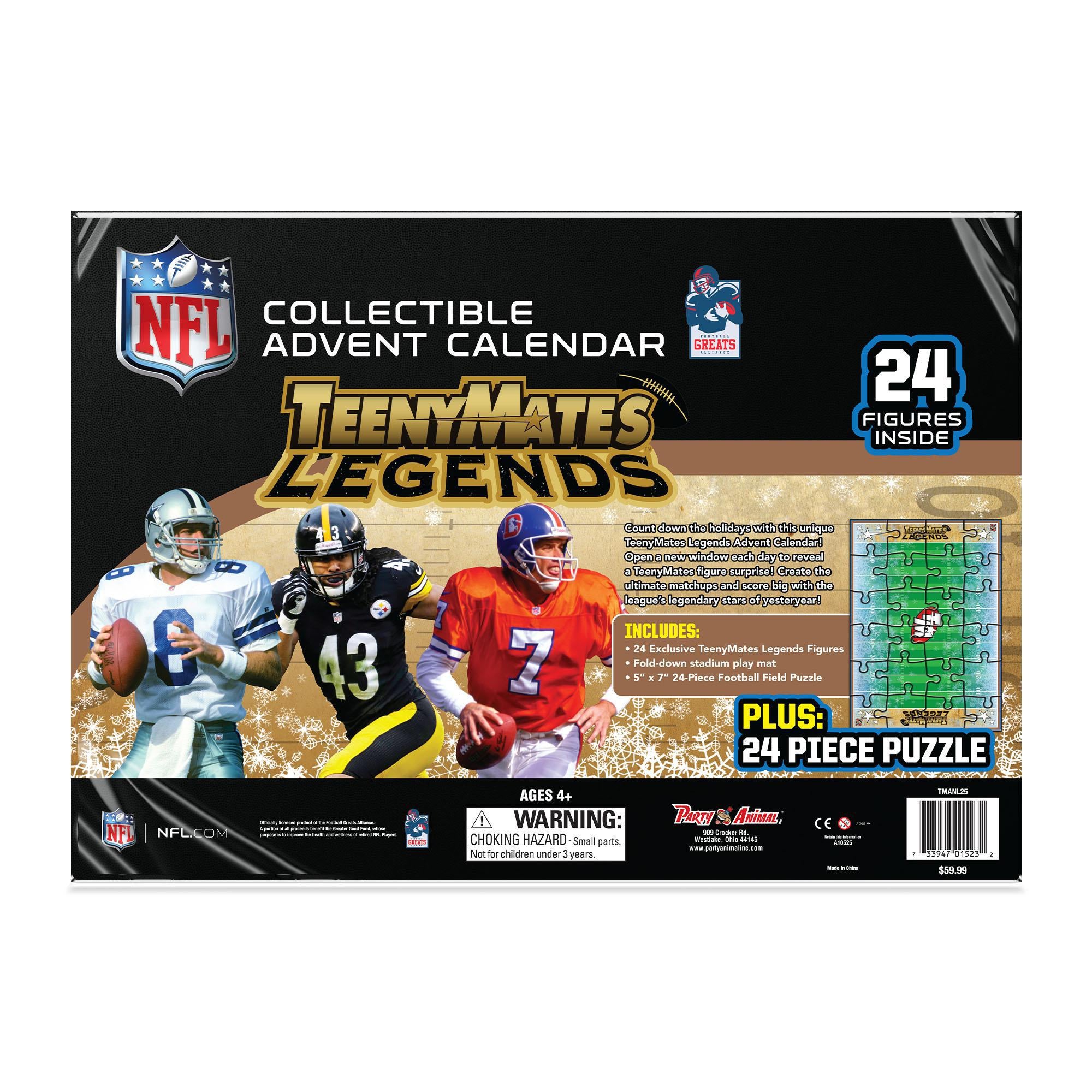 NFL 2025 TeenyMates Legends Advent Calendar – Pro Football Hall of