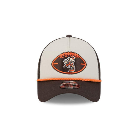 Browns Men's New Era 9FORTY A Frame 2024 Sideline History Hat