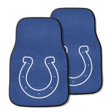 Colts 2-Piece Carpet Car Mat Set