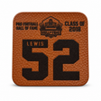 Ray Lewis Leather Player Coaster Pro Football Hall of Fame