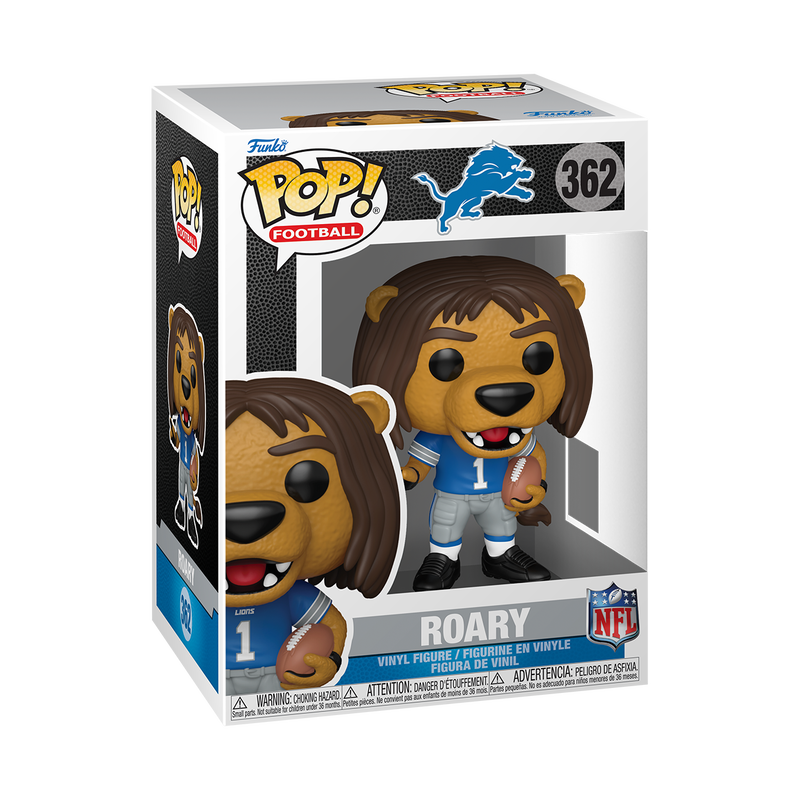 Lions Mascot Roary NFL Funko Pop! 362 Pro Football Hall of Fame