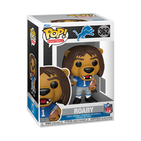 Lions Mascot Roary NFL Funko Pop! 362 Pro Football Hall of Fame