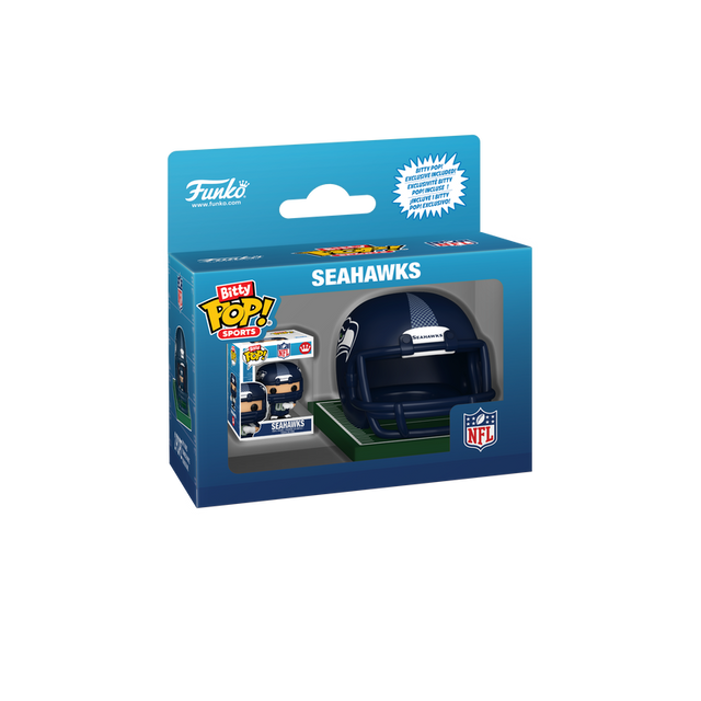 Seahawks Funko Bitty POP Helmet & Player