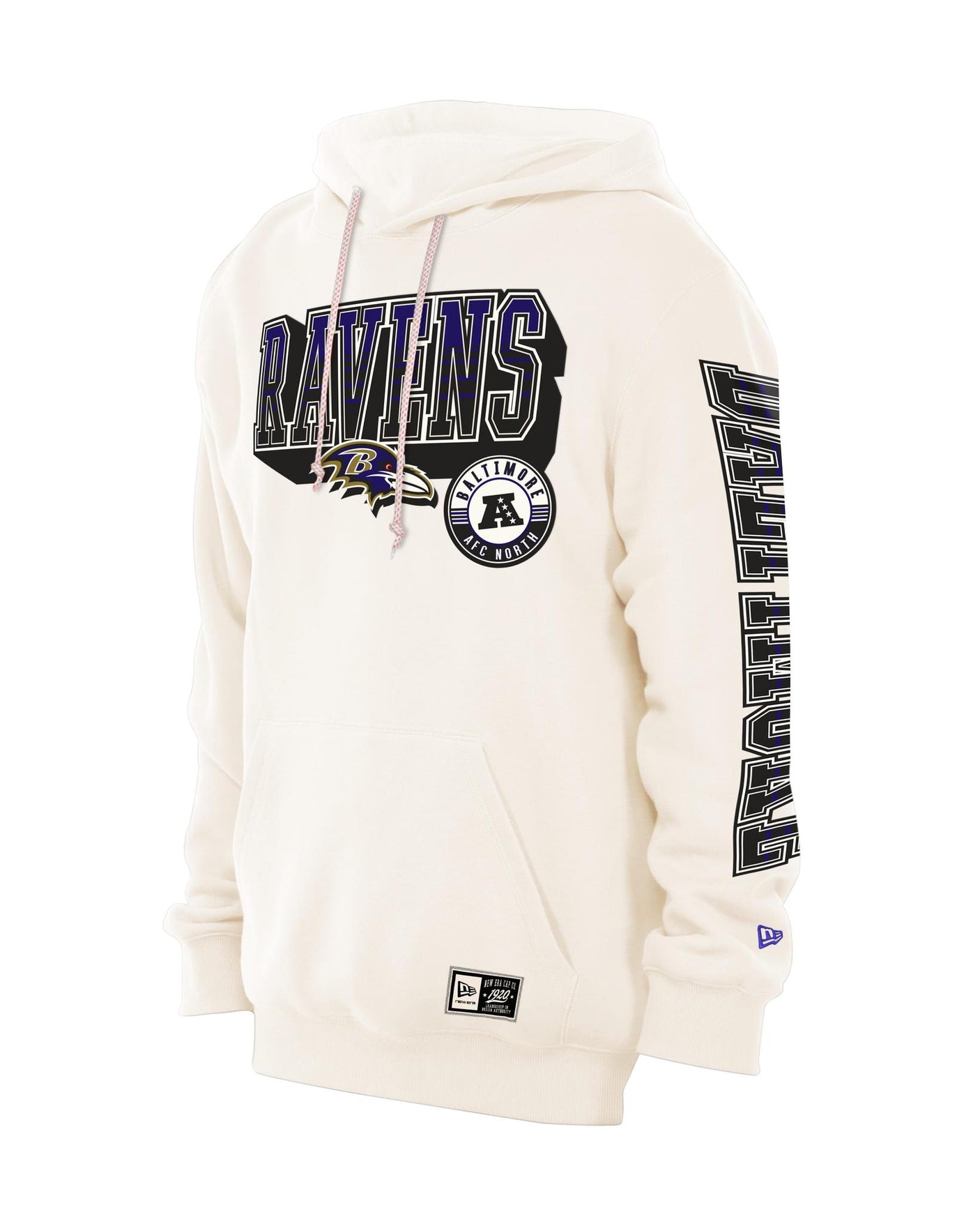 Ravens 2026 New Era Men's Dune Dust Hooded Sweatshirt