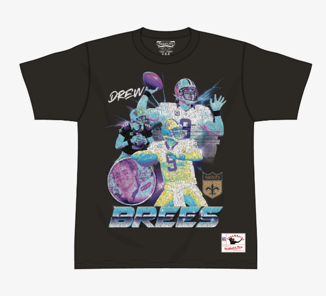 Drew Brees Saints Class of 2026 Mitchell & Ness T-Shirt