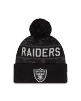 Raiders 2026 New Era Men's Salute to Service Knit Pro Football Hall of Fame