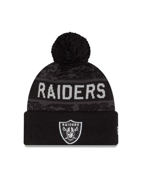 Raiders 2026 New Era Men's Salute to Service Knit Pro Football Hall of Fame