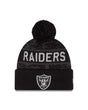 Raiders 2026 New Era Men's Salute to Service Knit Pro Football Hall of Fame