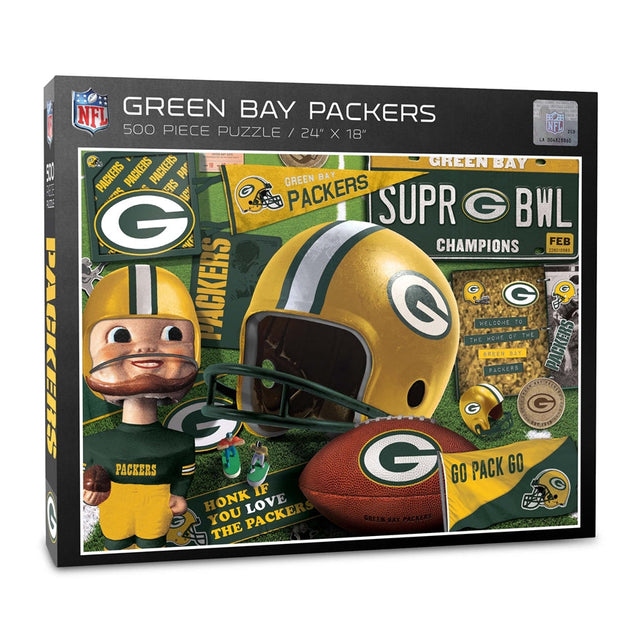 Packers Retro Series Puzzle - 500 Pieces