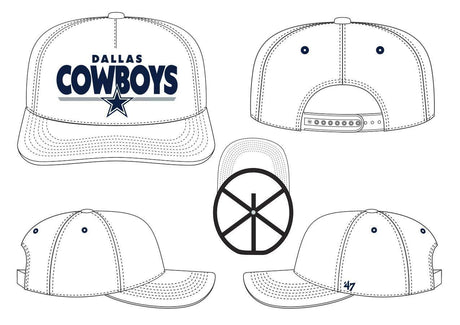 Cowboys 2026 '47 Brand Men's Expressway Hitch Hat