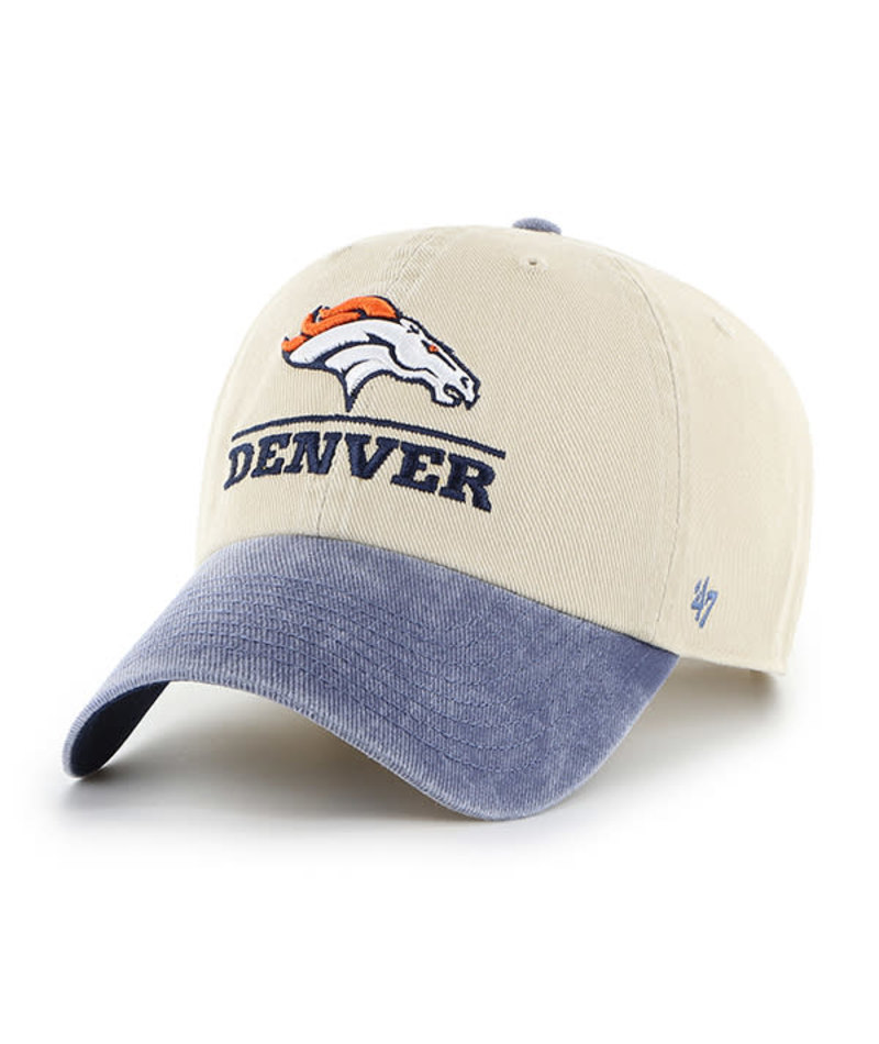 Broncos 2026 '47 Brand Men's Two Tone Clean Up Hat