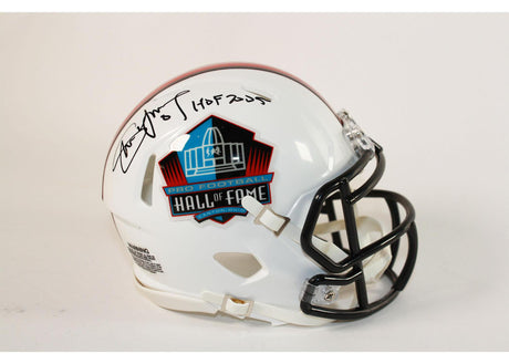 Steve Young Autographed Hall Of Fame Mini Helmet With HOF Inscription