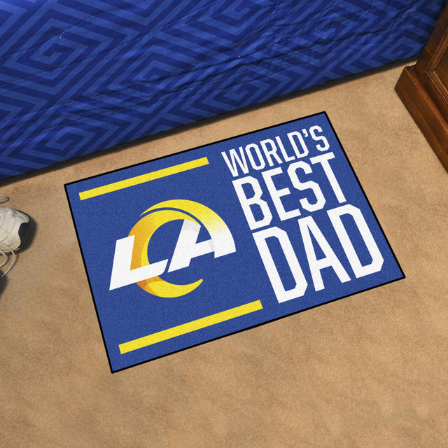 Rams World's Best Dad Starter Mat