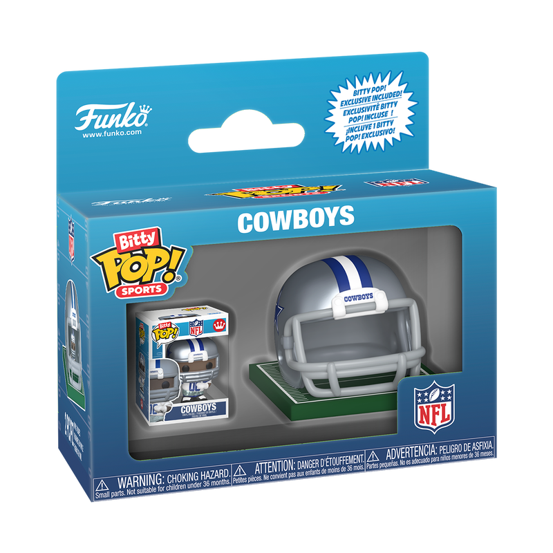 Cowboys Funko Bitty POP Helmet & Player