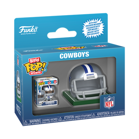 Cowboys Funko Bitty POP Helmet & Player