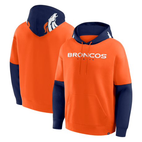 Broncos 2025 Men's Fanatics Helmet Fleece Sweatshirt
