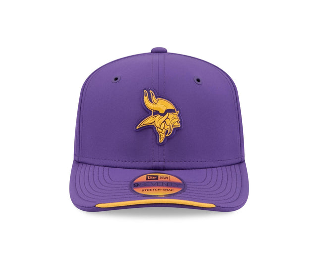 Vikings 2026 New Era Men's 9SEVENTY Stretch Snap Sideline Hat