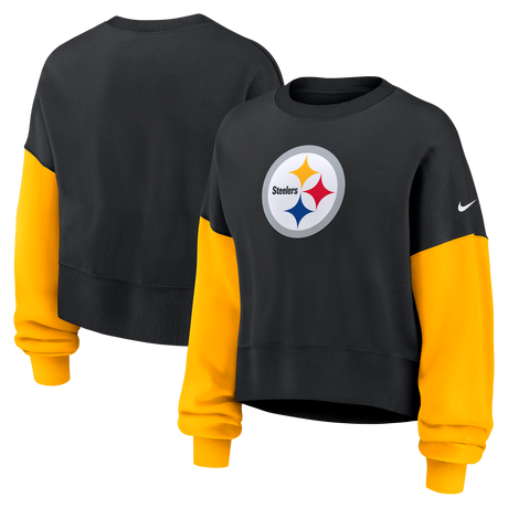 Steelers 2025 Nike Women's Rewind Oversized Sweatshirt