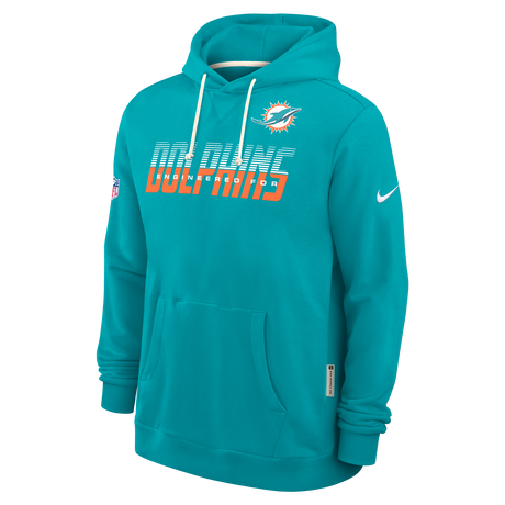 Dolphins 2026 Nike Men's Sideline Dri-Fit Hoodie Pro Football Hall of Fame