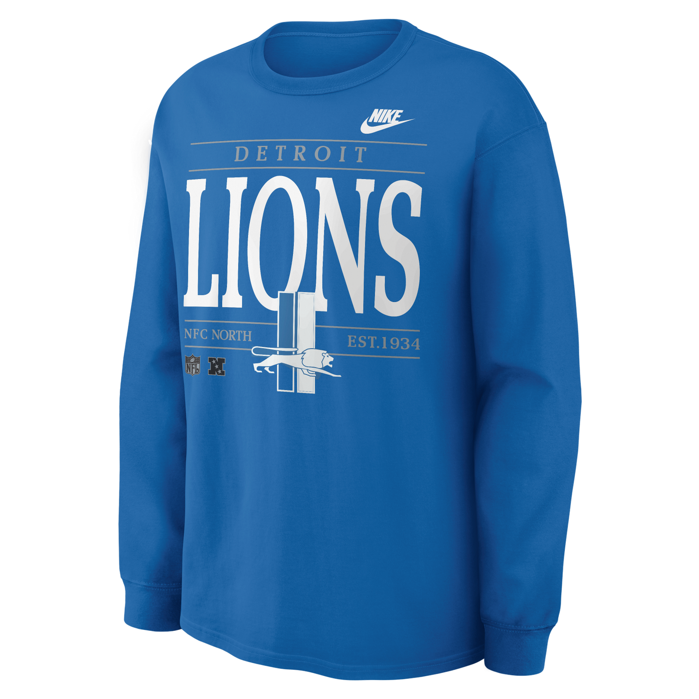 Lions 2026 Nike Men's Nike Max 90 Long Sleeve T-Shirt