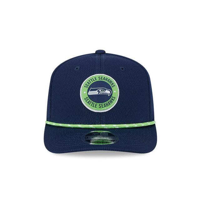 Seahawks Men's New Era 2024 9SEVENTY Stretch Snap Sideline Hat