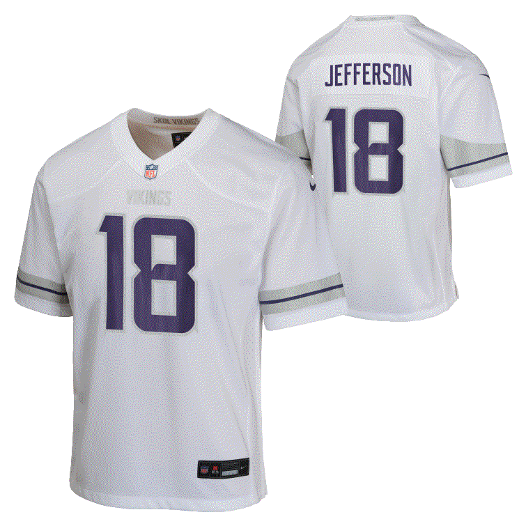 Vikings Justin Jefferson Youth Nike Alternate Game Jersey