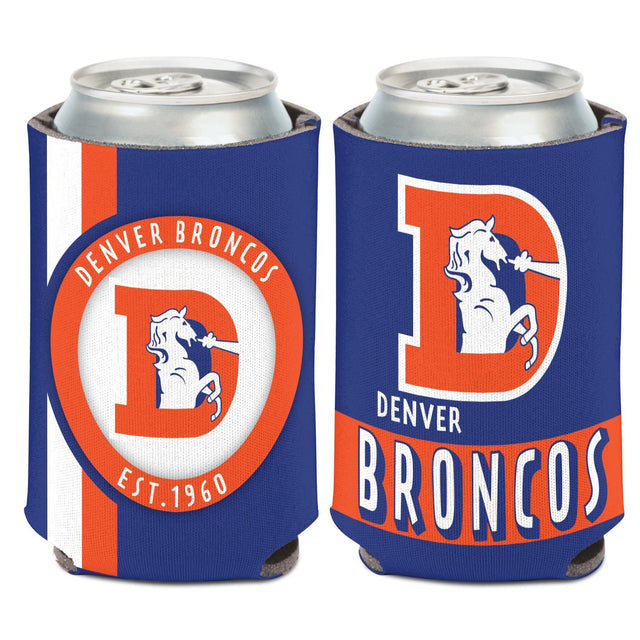 Broncos 12oz Retro Ring Can Cooler