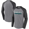 Eagles Men's Fanatics Triblend Long Sleeve T-Shirt