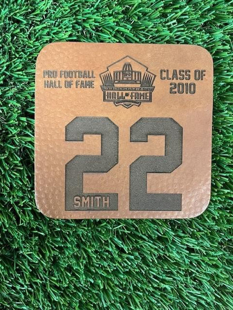 Emmitt Smith Leather Player Coaster