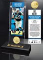 Luke Kuechly Class of 2026 Hall of Fame Induction Ticket and Bronze Coin Acrylic Display - DS