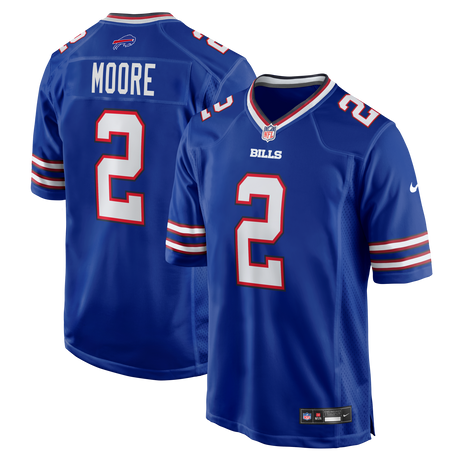 Bills DJ Moore 2026 Nike Men's Royal Home Game Jersey