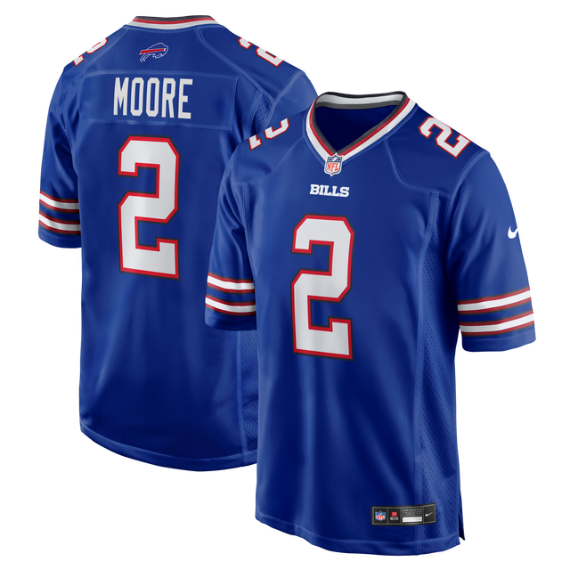 Bills DJ Moore 2026 Nike Men's Royal Home Game Jersey