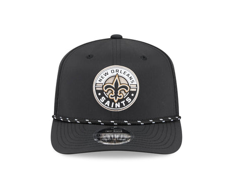 Saints 2026 New Era Men's 9SEVENTY Stretch Snap Two-Tone Hat Pro Football Hall of Fame