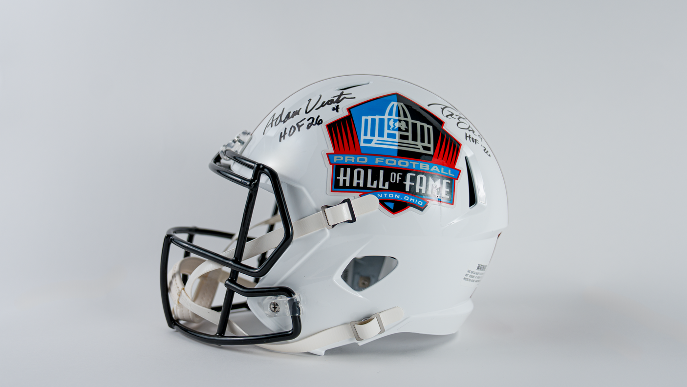 Class of 2026 Autographed Hall of Fame White Speed Replica Helmet