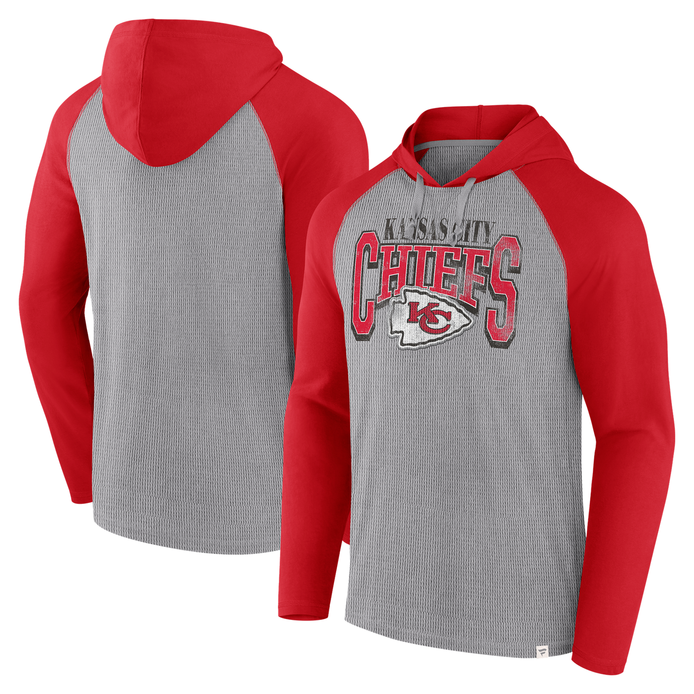 Chiefs Men's Fanatics Under Center Hooded Long Sleeve T-Shirt