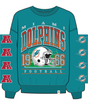 Dolphins 2025 '47 Brand Women's Go Big Oversized Crewneck