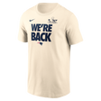 Patriots 2026 Nike Men's Club Crew We're Back T-Shirt