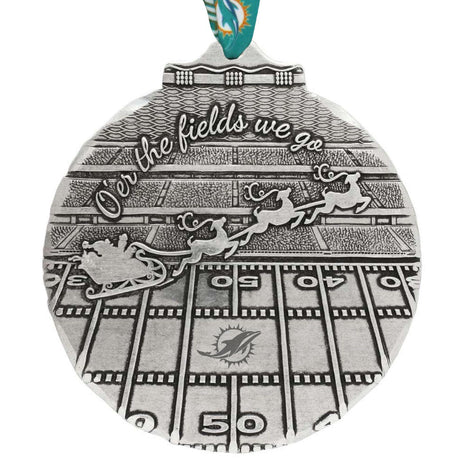 Dolphins O'er The Fields We Go Ornament Pro Football Hall of Fame