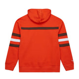 Browns Men's Mitchell & Ness Head Coach Vintage Logo Sweatshirt