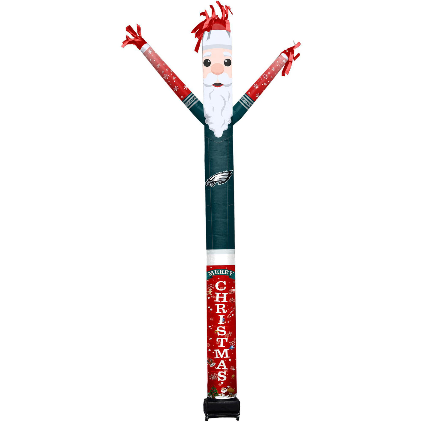 Eagles Team Pride Inflatable Crazy Christmas Santa Sports Fan