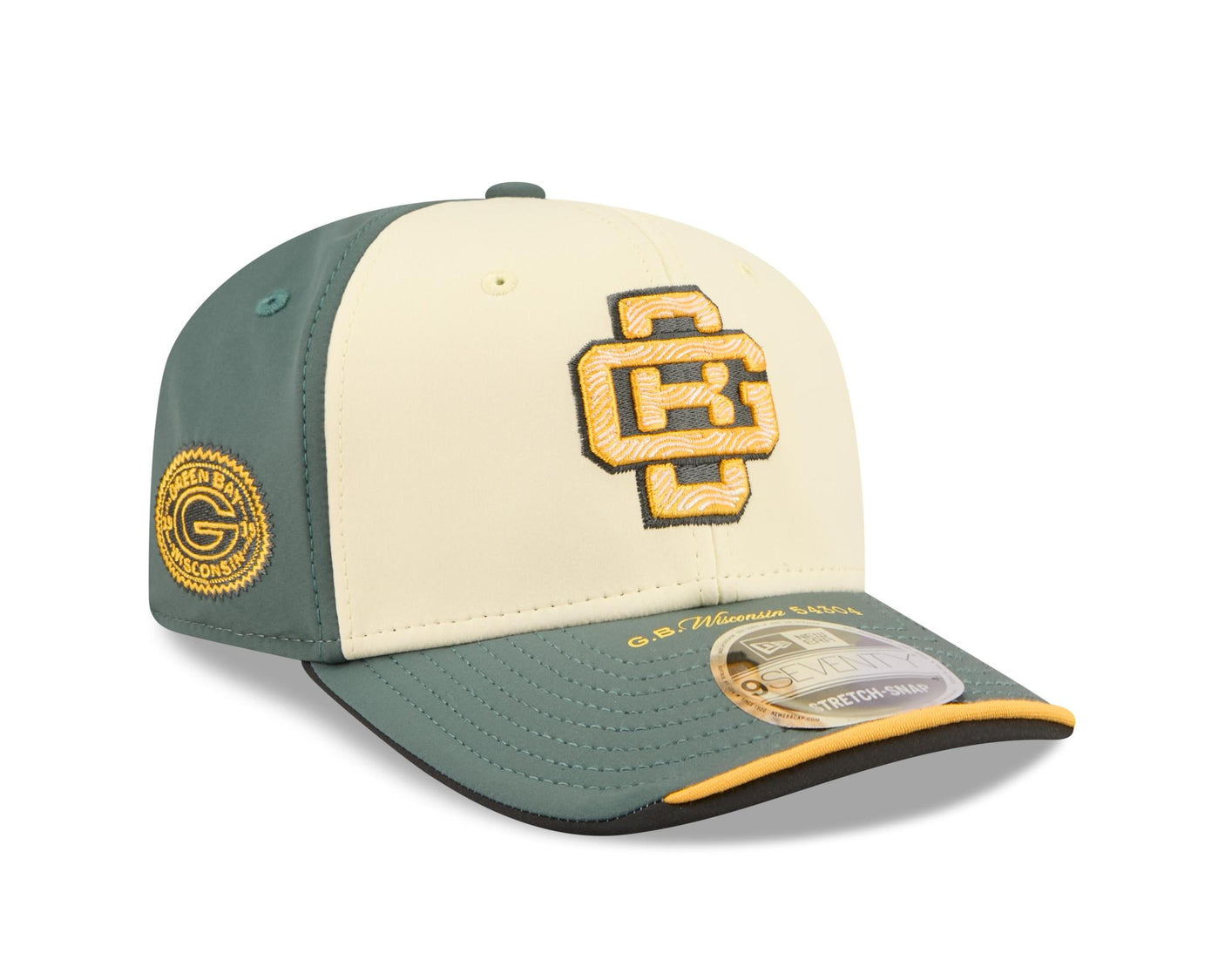 Packers 2026 New Era Men's 9SEVENTY Stretch Snap Rivalry Hat