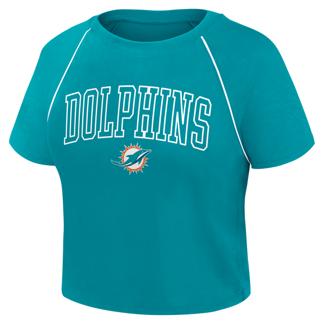 Dolphins 2026 Fanatics Women's Cropped Short Sleeve Fashion Top