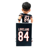 Bears Colston Loveland 8 Inch Banner Series Bobblehead