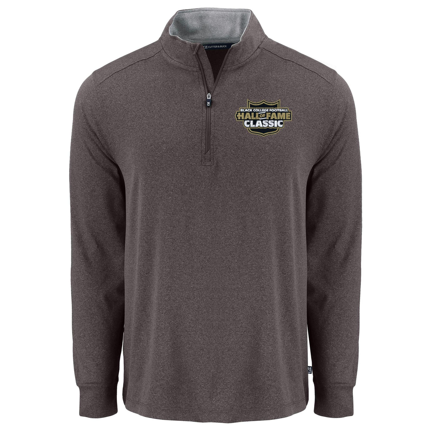 Black College Football Hall of Fame Cutter & Buck Men's Forge Recycled Four-Way Stretch 1/4 Zip Pullover